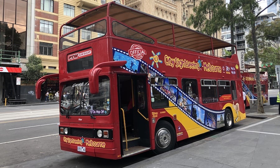 Melbourne Hopon/HopoffBus Stadtrundfahrt ab 28, Euro
