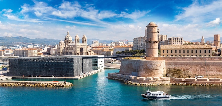 Marseille Mucem und Festung