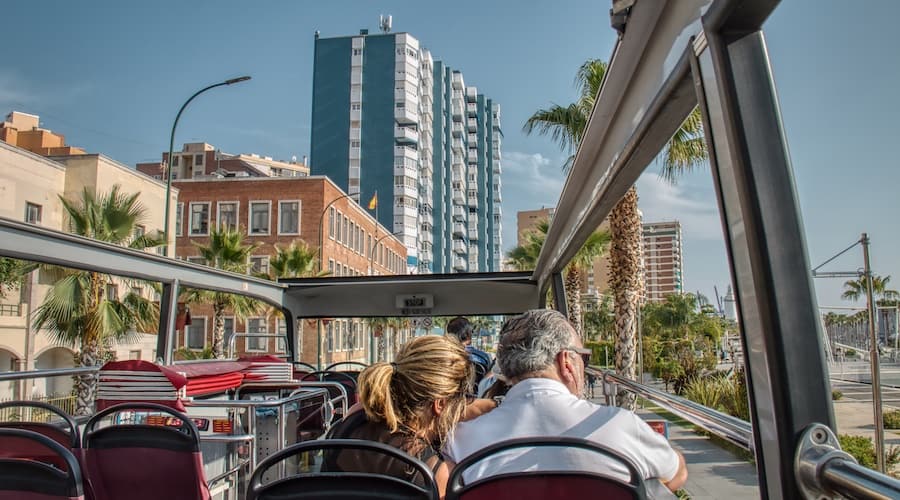 Málaga: Hop-on/Hop-off-Bus