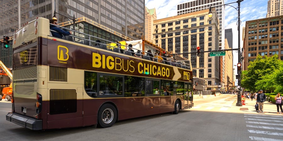 Chicago: Hop-on/Hop-off mit Big Bus
