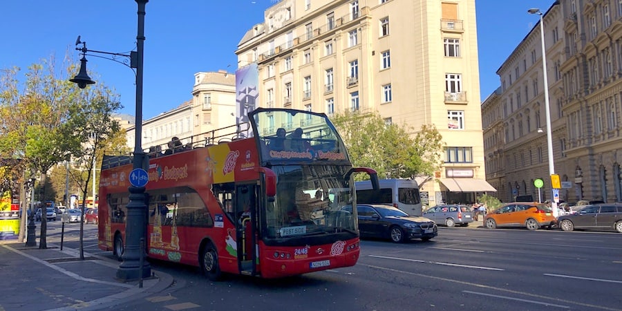 City Sightseeing Bus in Budapest