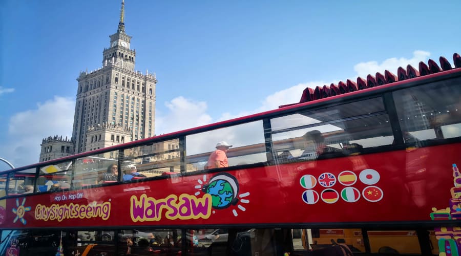 Warschau: City Sightseeing Bus