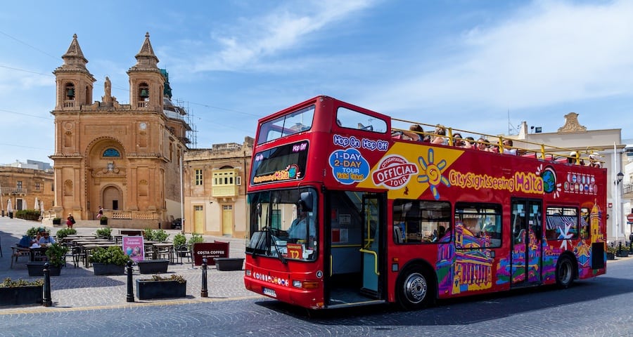 Malta: City Sightseeing Bus